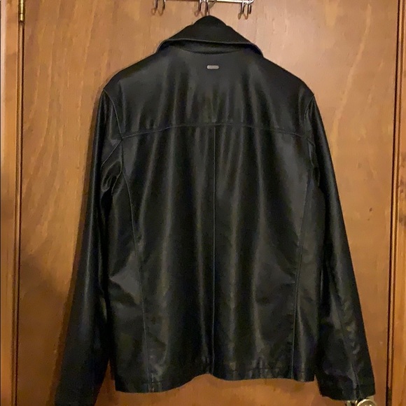 Men’s Medium Calvin Klein Leather Jacket - Picture 3 of 5